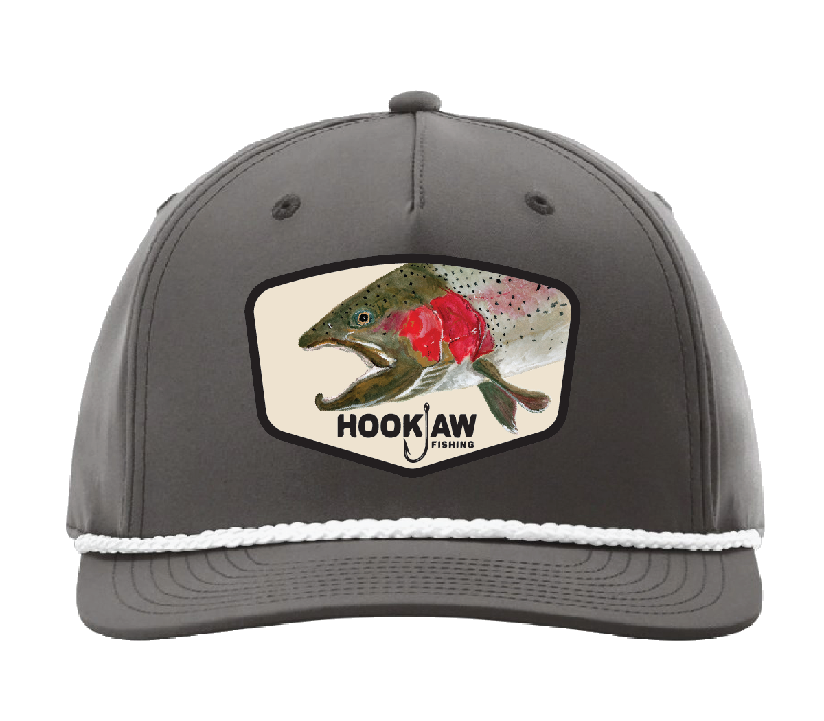 Rainbow Trout Head Patch Hat