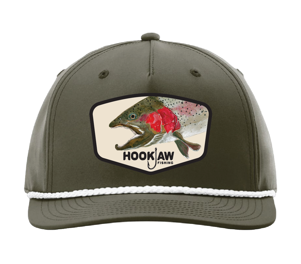 Rainbow Trout Head Patch Hat