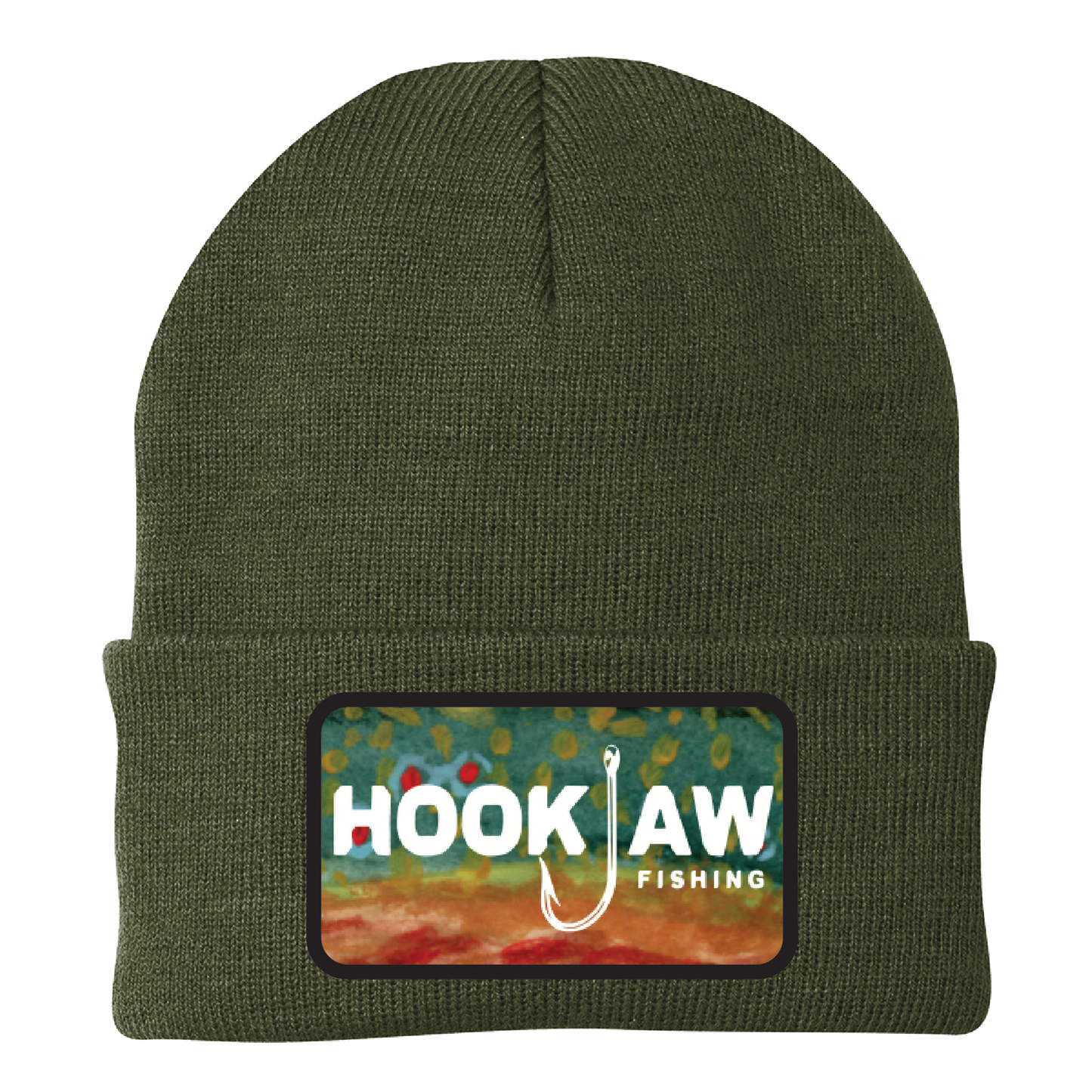 Brook Trout Patch Beanie