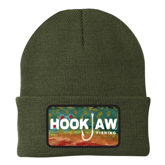 Brook Trout Patch Beanie