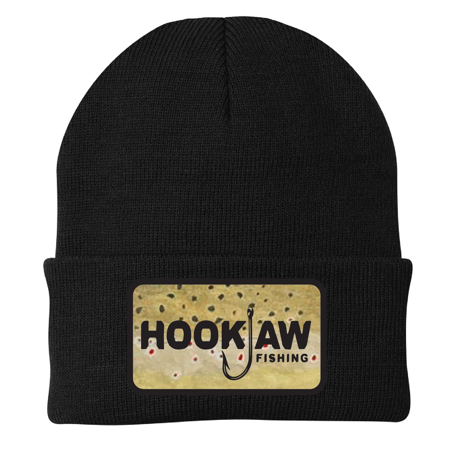 Brown Trout Patch Beanie