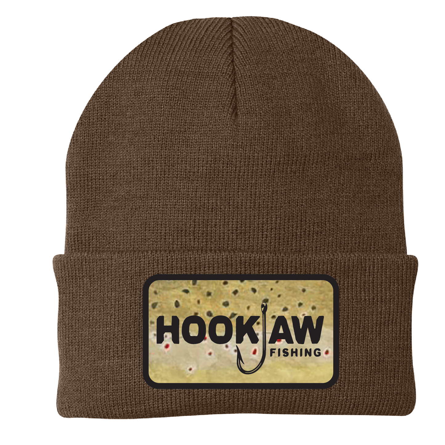 Brown Trout Patch Beanie